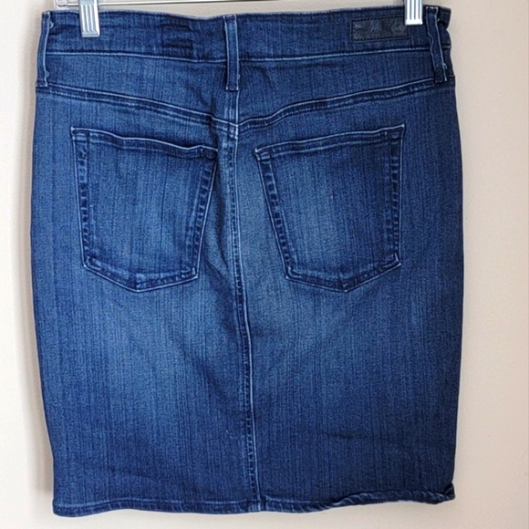 Blue Jean Pencil Skirt AG Adriano Goldschmied - Picture 3 of 8